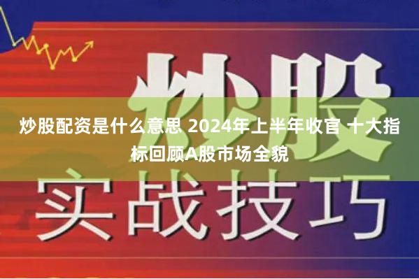 炒股配资是什么意思 2024年上半年收官 十大指标回顾A股市场全貌